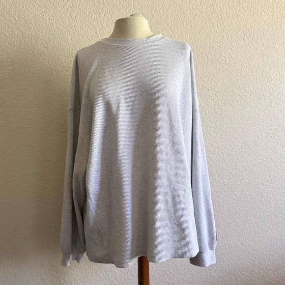 Daily Drills Heather Grey Long Sleeve Thermal - Picture 1 of 3